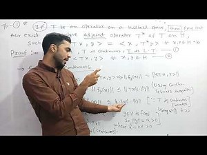Hilbert Space, Hilbert adjoint operator, self adjoint operator, Functional analysis, m.sc maths, msc