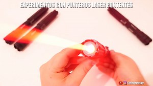 Experimentos con punteros laser potentes. | Electrotec
