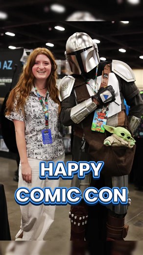 Baby Yoda approves - It's Comic-Con time, and while we can't make it ourselves, we're there in spirit (spirit warriors?!) Some flashbacks to our time at Games Expo with friends, including Mando and babe. Sharing our designs with fellow geeks is so much fun. People light up when they find they're finally able to show off their passions from the con to the office. We're huge fans of fans! I think we could all use a little bit of the force these days. Are YOU at Comic-Con? Tell us your favorite par