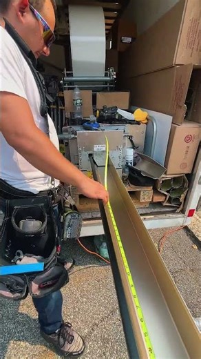 On-site gutter printing and yes, this ones BLACK. #shorts