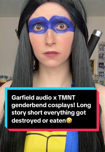 Long story short everything got destroyed or eaten out of anger😅🤣💙❤️💜🧡 #tmnt #teenagemutantninjaturtles #anime #cosplay #cartoon