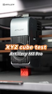 M1 Pro Printing Test – XYZ Calibration Cube 🧊 Ran a quick test print with the classic XYZ cube, and the results are looking solid! This little cube is a great way to check accuracy, and M1 Pro is nailing it. 🔥Come hang out in the M1 Pro User Group for the latest updates ➡️ https://www.facebook.com/groups/9214191552028037 . . . #ArtilleryM1Pro #Artillery3D #CoreXY #3DPrint #3DPrinter #3DPrinting #NewLaunch #Innovation | Artillery 3D