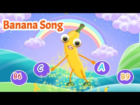 Banana Song for Kids | Learn Fruits | Toddler & Preschool Song
