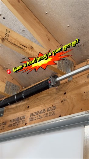 VALLEY OVERHEAD DOOR on Instagram: "🚨 BROKEN GARAGE DOOR SPRING? Don’t ignore the signs! 🔊 Loud bang in the garage? 🚪 Door won’t open or feels heavy? 📉 Door opening crooked? 🔍 Visible gap in the spring? ⚠️ Garage door springs lift hundreds of pounds — this is not a DIY fix. 📞 Valley Overhead Door 📱 702-247-1958 Fast • Safe • Reliable . . . #garagedoorrepair #garagedoorservice #garagedoorinstallation #garagedoor #lasvegaslocalbusiness #garagedoorsprings #rollupdoors #rollupdoorspecialists 