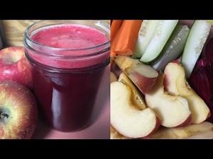 MAKE IT RAW: beet/apple/carrot/cucumber juice