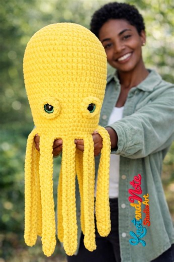 Anchor the Octopus Pattern | Crochet Pattern |digital Download | PDF - Etsy