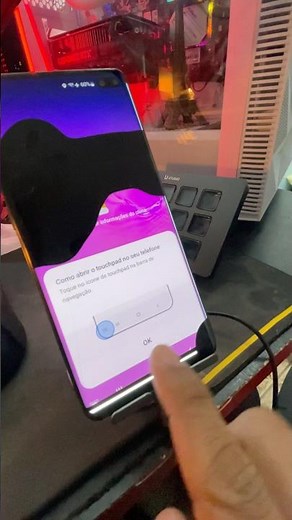 Galaxy S10 Plus with broken screen in DEX MODE! #dexsetup