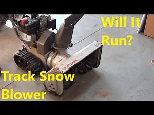 Will It Run? Craftsman 5/24 Track Snow Thrower