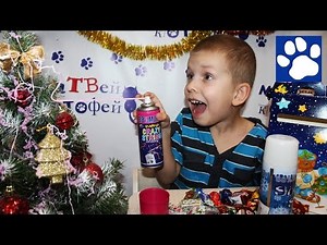 Снег и серпантин из баллончика на ёлку. Бенгальские огни | Party String Spray, Snow Spray, Sparklers