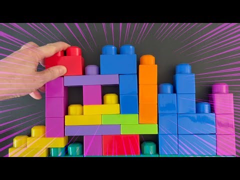 Mega Bloks Tetris 🧱 Build & Take Apart (Chill ASMR, No Talking)