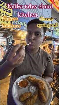 cheese kurkure and cheese spring roll tadka tales cloud kitchen #shortfeed #cheesemomos #cheeserolls