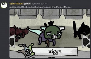 I can finally start sharing some of the posts from the "funny bugs" channel of our dev discord