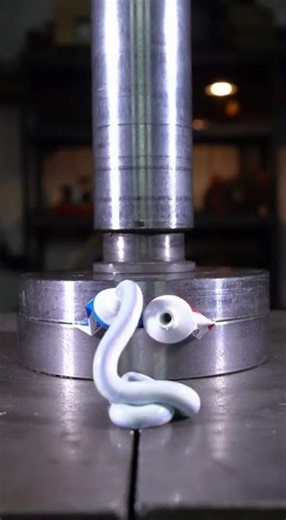 toothpaste reacts strangely under extreme force?