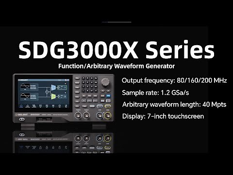 SIGLENT Launches SDG3000X Arbitrary Waveform Generator for Advanced Semiconductor Testing