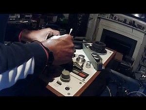 TEAC X 10R Reel to Reel Stuck Pinch Roller Repair