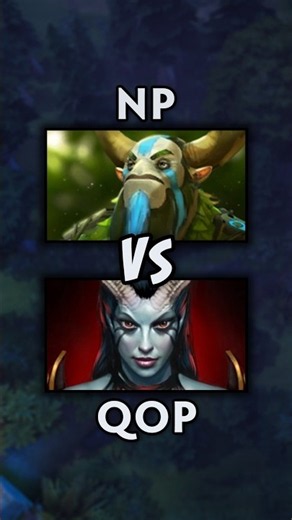 Nature's Prophet vs Queen of Pain Dota 2 #dota2