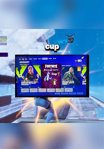 This Regular Show Cup looks INSANE #fyp #fortnite #duos #regularshow #viral