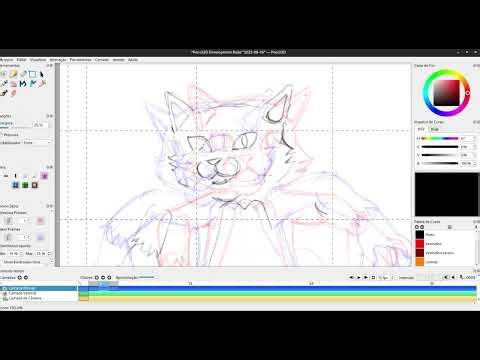 Animando com Pencil 2d-gato cartun