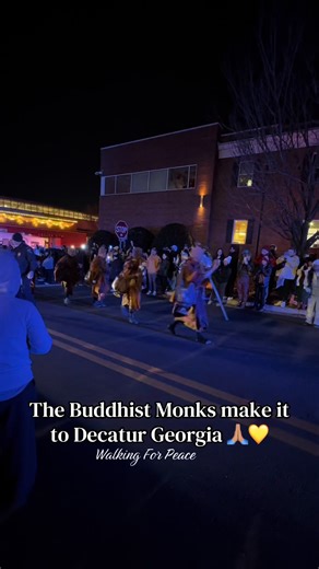 Honored to experience the Buddhist Monks on their 2300 mile journey when they passed through Decatur Georgia. #walkforpeace