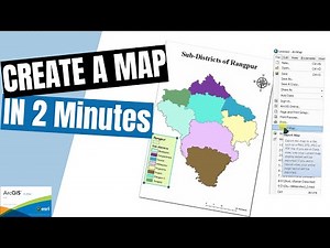 Create a map layout in ArcGIS | Basic map layout | v3
