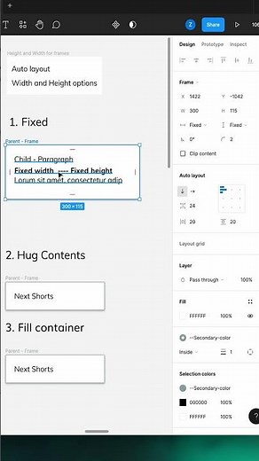 Auto layout Fixed Width and Height in Figma