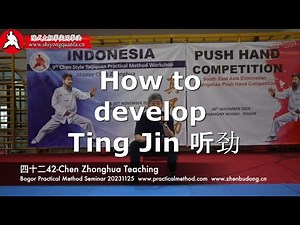 Trailer - How to develop Ting Jin 听劲 - 陈式太极拳实用拳法 Chen Style Taijiquan Practical Method