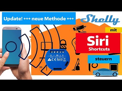 Control Shelly Smarthome devices with SIRI shortcuts - NEW VERSION! -