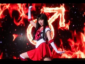 Sailor Mars transformation | Ai cosplay style