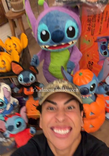 my spooky stitch collection is growing🥹 #stitch #halloweendecor #louiecastro #liloandstich #fyp