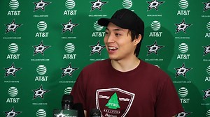 Jason Robertson: Future one-timer threat? 🤔 Full exit interview 🎥: https://www.nhl.com/stars/video/robertson-exit-interview/t-277443414/c-11738293 | Dallas Stars
