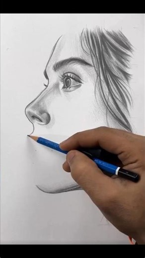How to Draw Lips Easily | Face Structure Drawing for Beginners #art #shorts #viral