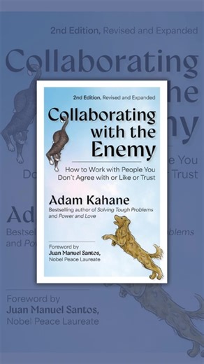 Collaboration doesn't require agreement. It requires courage. Adam Kahane's newly revised Collaborating with the Enemy shows how to work with people you don't agree with, like, or trust—and create real change together. 30 years of wisdom across 50 countries, now in an essential new edition. Coming November 25th. Preorder today >>> https://hubs.li/Q03V8lwp0 #CollaboratingWithTheEnemy #AdamKahane #Leadership #Collaboration #ChangeManagement #OrganizationalDevelopment #ConflictResolution #BusinessB