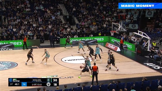 Spectacular slam from De’Shawn Stephens🤯 #MagicMoment | BKT EuroCup