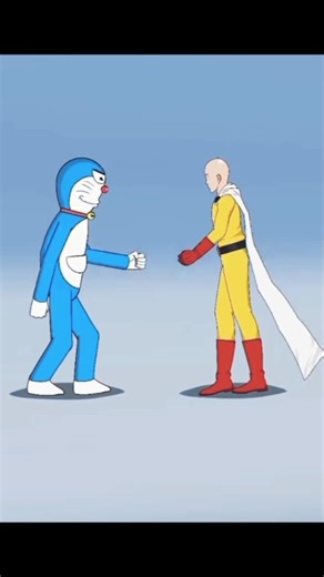 Doremon vs all anime character rock,paper,scissors