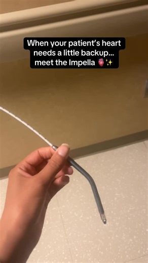 Cardiodoc on Instagram: "Small device that’s life saving. #impella #womenincardiology #cardiology #doctorsofinstagram #cardiologist"