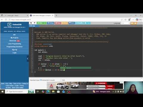Belajar program else if menggunakan bahasa C++