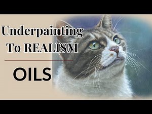 Underpainting & Glazing for Pet Portraits | Tabby & White Cat Oil Painting Tutorial