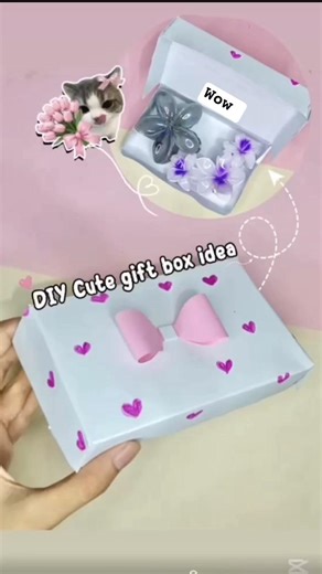 DIY Paper gift idea / paper gift box / gift box / gift idea #diy #paper #shorts #creative #ideas