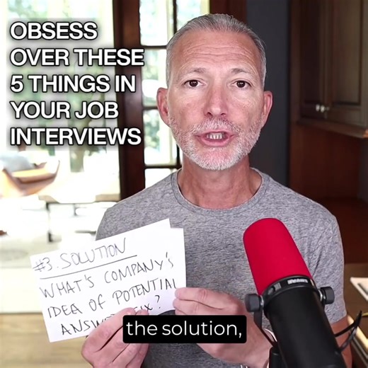 2K views | JOB INTERVIEW PROTIP: Obsess over these 5 things! #1...