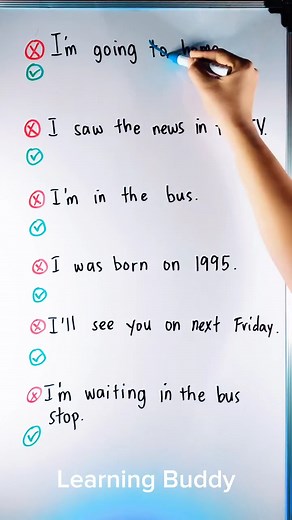 Common Preposition Mistakes You Should Know! #learningbuddy #prepositions #grammar #speakenglish #LearnEnglish #fypageシ | Learning Buddy