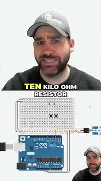 Control Servo Motor with Buttons: Arduino Lesson 12 #shorts