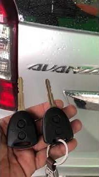 Toyota avanza. Add key and remote