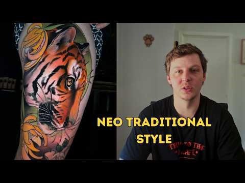 What makes a tattoo neo traditional?