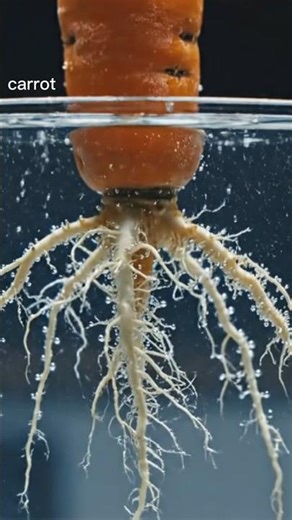 Carrot in Water 🌱 The Result Shocked Me