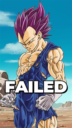 Ultra Ego Vegeta FAILED #dbz #shorts #recommended