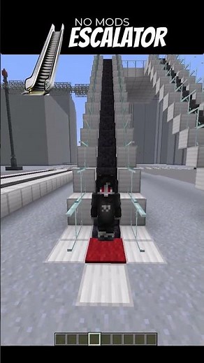 I Built a MOVING Escalator in Minecraft!