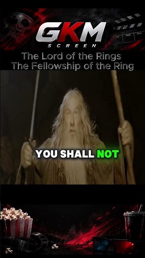 You Shall Not Pass! | Gandalf's Legendary Stand Against the Balrog #shorts #gandalf