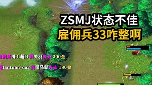 真三饭团战队系列：ZSMJ状态不佳，雇佣兵33能否带动全场？
