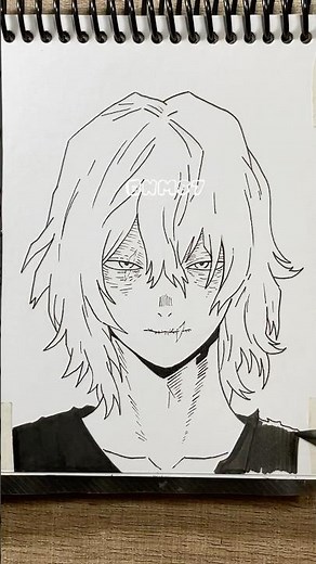 Drawing Shigaraki Tomura - My hero academia #shorts