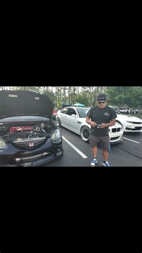 Turbocharged Acura RSX spotted at Cars and Coffee Morrisville